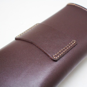 Luxury Real Leather Sunglasses Packaging Box Semi-Hard Genuine Leather Eyeglass Eye Wear <b>Case</b> Sun <b>Glasses</b> Pouch - Product Image 5