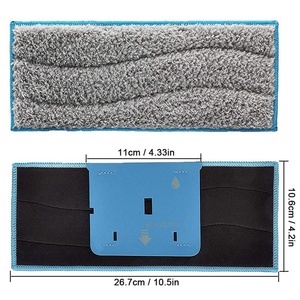 Tampons de nettoyage humides réutilisables lavables de haute qualité pour iRobots <span class=keywords><strong>Braava</strong></span> <span class=keywords><strong>Jet</strong></span> <span class=keywords><strong>m6</strong></span> Ultimate Robot vadrouille accessoires d'aspirateur - Product Image 1