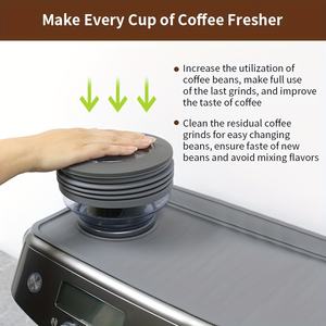 <span class=keywords><strong>Souffleur</strong></span> de café en silicone <span class=keywords><strong>Souffleur</strong></span> de café de sécurité flexible <span class=keywords><strong>Broyeur</strong></span> pratique Assemblage Couvercle Moulin à café - Product Image 4