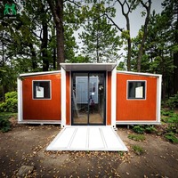 Maison conteneur préfabriquée contemporaine, portable et extensible en acier, écologique, mobile, pour exposition, utilisation en villa ou appartement