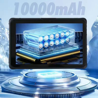 Tablet PC Tangguh Genggam 10.1 Inci dengan Pemindai 2D, Android 15, Kecerahan Tinggi 650nits