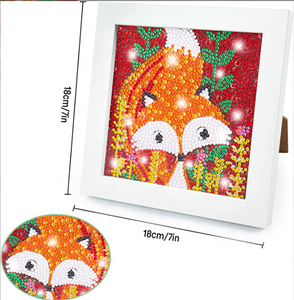 Quadrato Nuovo 20x20cm Mandalas in legno incorniciato diamante ansimante Kit di cristallo punto Art pittura per tavolo pendente - Product Image 5