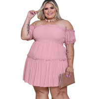 Robe ample et oversize pour femme, avec un design amincissant et sculptant la taille, en grande taille irrégulière, adaptée aux femmes.