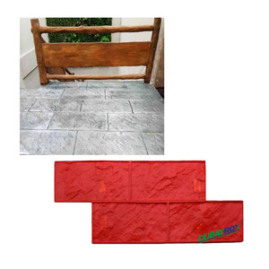 Di grandi dimensioni in <span class=keywords><strong>mattoni</strong></span> cemento senza soluzione di continuità stampaggio stampo-pietra Texture Pad per fai da te, rivestimento in calcestruzzo e pietra Pattern progetti - Product Image 4