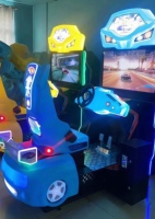 Jeux d'arcade à pièces, simulateur de course, jeu de course dynamique, machine de centre de jeu de course, simulation de course pour les parcs d'attractions et les salles d'arcade
