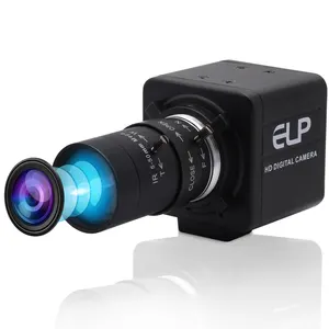 ELP 5-50毫米手动变焦4k高分辨率通用串行总线摄像头Imx415 3840x2160P 30FPS带三脚架孔的网络摄像头