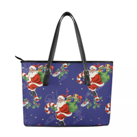 Production en petite série, design de style Noël, sacs à main personnalisés, sacs à main à motif, sacs à main grande capacité pour femmes, sacs fourre-tout