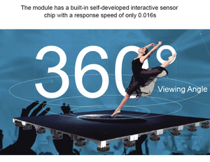 HD P4.81 <strong>LED</strong> Floor Tile <strong>Screen</strong> <strong>Guide</strong> High Load Night Stampede Electronic Advertising <strong>Display</strong> Interactive Dancing Floor <strong>Screen</strong> - Product Image 3