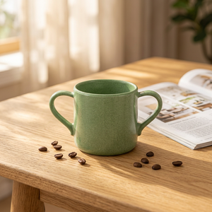 Vaso Ecológico <span class=keywords><strong>para</strong></span> Bebidas <span class=keywords><strong>de</strong></span> <span class=keywords><strong>Leche</strong></span> Natural <span class=keywords><strong>para</strong></span> Niños, Libre <span class=keywords><strong>de</strong></span> BPA, <span class=keywords><strong>con</strong></span> Dos Asas, Inspirado en Cáscara <span class=keywords><strong>de</strong></span> <span class=keywords><strong>Arroz</strong></span>, <span class=keywords><strong>para</strong></span> Niños y Bebés - Product Image 1