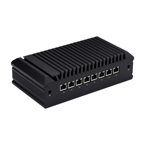 Qotom 8e génération Intel Core I7 PFSense pare-feu <span class=keywords><strong>serveur</strong></span> huit Gigabit LAN Mini PC de bureau sans ventilateur - Product Image 3