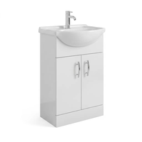 Meubles de salle de bain en fibre de carbone PVC, lavabo en céramique, cabine de douche autoportante, fabriqués en Chine.