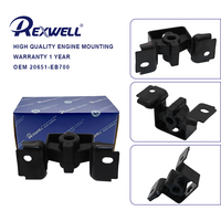 Support de fixation pour tuyau d'échappement en acier et caoutchouc REXWELL 20651-EB700 pour Navara NP300 D40 Pathfinder R51 YD25