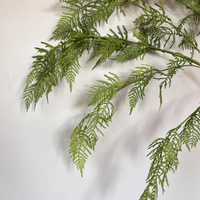 Plantes de fougère artificielles de 45.52 pouces verdure en plastique réaliste, décor de printemps pour le festival de mariage fête à la maison intérieur extérieur