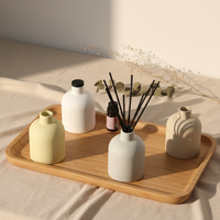Botol Diffuser Aroma Keramik Modern Ramah Lingkungan Non-Toksik Sederhana YBH, Aromaterapi Minyak Esensial, Reed Diffuser yang Dapat Dikustomisasi