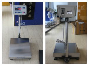 इलेक्ट्रॉनिक भारी शुल्क बेंच स्केल 500 किलोग्राम क्षमता 5 ग्राम सटीकता ओएम टी - Product Image 5