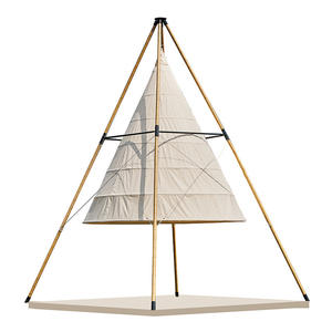 Internet famosa forma conica di bambù unito <span class=keywords><strong>tenda</strong></span> lanterna per la protezione della pioggia e dell'ombra Bar all'aperto che pranza campeggio - Product Image 1