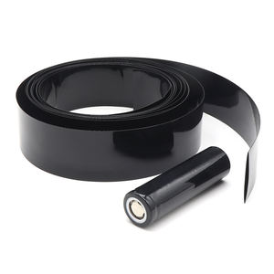Grand Stock En Gros 1-100mm Isolation Noir <span class=keywords><strong>PVC</strong></span> Thermorétractable Film Tube pour Batterie Pack - Product Image 6