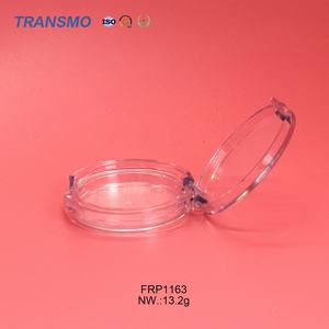 Boîtier vide pour poudre compacte, poudre pressée, fard à paupières individuel, en PETG, pour blush crème cristallin - Product Image 6