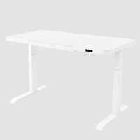 Bureau assis-debout électrique réglable en hauteur pour télétravail, ergonomique et intelligent