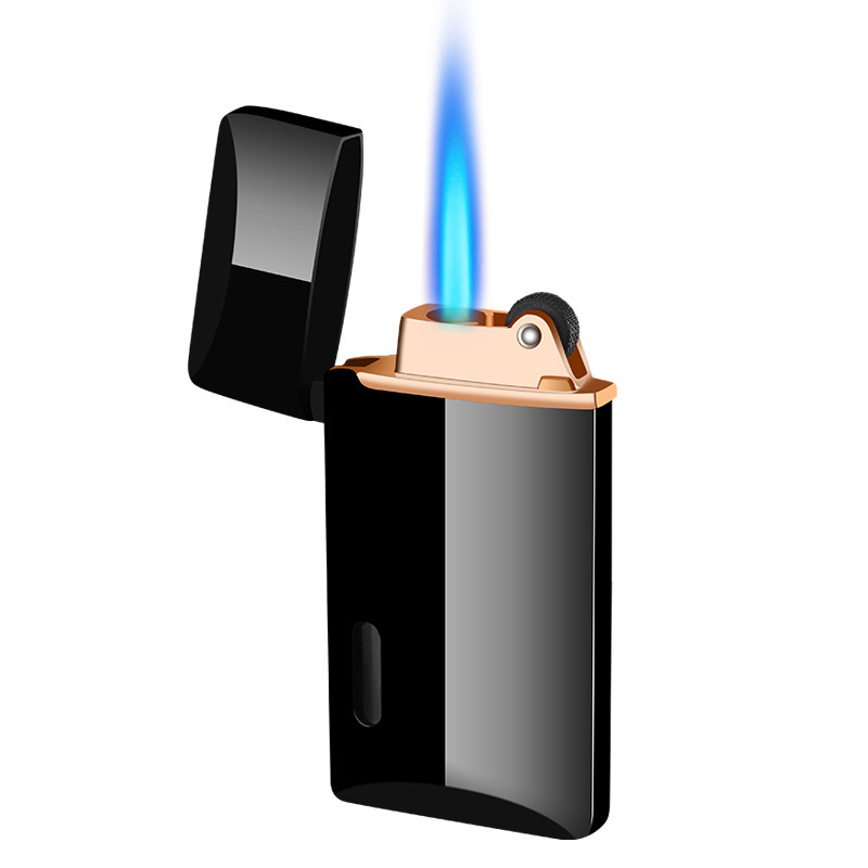 Заводская оптовая продажа синего пламени с индивидуальным логотипом сигары курения сигарет Бутановая горелка зажигалки оптом для использования в помещении и на улице