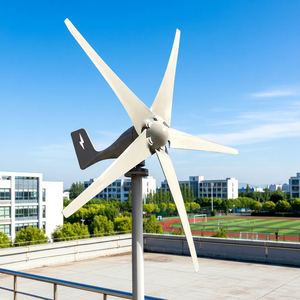 กังหันลมผลิตไฟฟ้า 1500W 2KW 3KW เสียงเบา อัตโนมัติ สำหรับใช้ในบ้าน ระบบไฮบริดพลังงานลมและแสงอาทิตย์แบบออฟกริด X-P4-1500 กังหันลม - Product Image 3