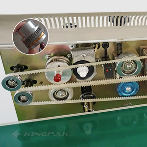 CBS980P tinta sólida codificação automática contínua banda plástico saco aferidor máquina - Product Image 5