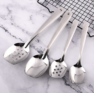 DFG116 Stock for Wholesales Special Design Buffet <b>Serving</b> <b>Spoon</b> with or Without Drawing Holes - Product Image 2