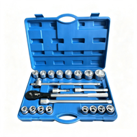 Jeu de clés à douilles en plastique 22 pièces 3/4"DR (19-50mm) 6PT