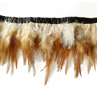 Couture tissu ruban plume frange garniture pour bricolage artisanat vêtements robe Costume chapeau accessoire fête maison mariage décor