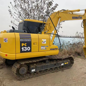 Excavatrice sur chenilles de haute qualité de 13 tonnes KOMATSU PC130-7 d'occasion Japon engins de terrassement moteur de roulement testé inspection vidéo - Product Image 1