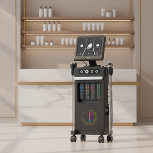 Professional <b>Cleanser</b> Oxygen Jet Peeling Removing Blackheads Shrink Pores Hydra Skin Regeneration Oxygen Facial Machine - Product Image 1