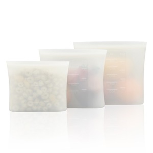 Sacs alimentaires en silicone 100 % personnalisés, les plus vendus, pour la congélation et le stockage des aliments - Product Image 4