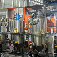 Machine de raffinage de pétrole brut compacte, directement de l'usine, pour le traitement d'huiles de tournesol, de palme et de soja