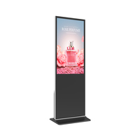 HUSHDIA Meilleur prix Kiosque portable Totem Écran d'affichage Android Moniteur Publicité Affichage numérique Lecteur multimédia Écrans