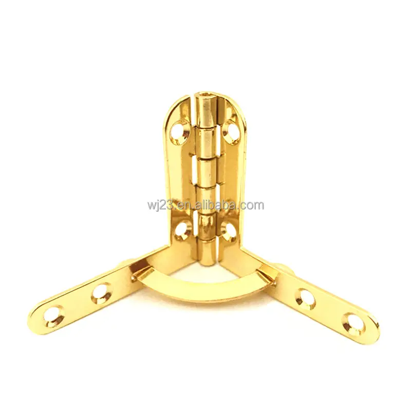 Heavy duty 95 degree brass Silver Wooden Jewelry Box metal Hinges