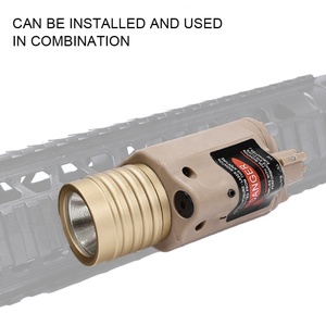 Portable M6 <b>Flashlight</b> RED Laser Sight M6 <b>LED</b> Light Combo Mount Ultra Bright for Outdoor Activities - Product Image 5