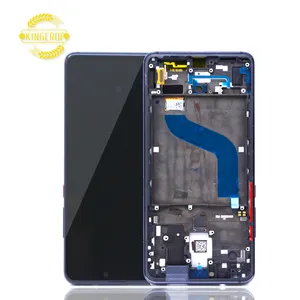Orijinal AMOLED ekran Xiaomi Mi9T dokunmatik ekran Mi9T pro Digitizer meclisi, xiaomi K20 K20 pro LCD ekran çerçeve ile