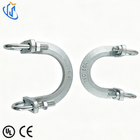 UTT18 Fixation anti-oscillation électrogalvanisée, composant sismique anti-oscillation pour système de suspension de tuyaux d'incendie et d'irrigation
