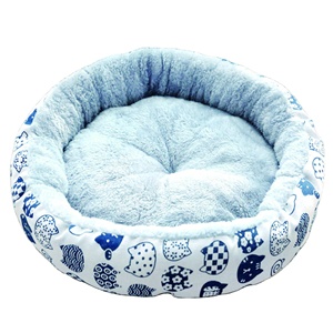 Cama para mascotas de las mejores ventas, alfombra redonda cómoda de lujo cálida y lavable - Product Image 4