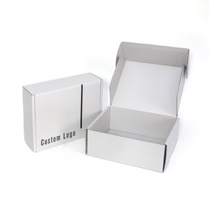 Boîtes d'expédition en carton ondulé personnalisées pour l'impression de vêtements, d'emballages cadeaux, de logos, de boîtes postales - Product Image 2