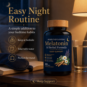 Complément Alimentaire en Comprimés à Base de Plantes avec Mélatonine, Camomille, Valériane, Passiflore et L-Théanine, 60 Comprimés - Product Image 5