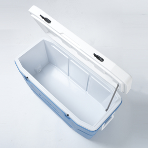 Glacière isotherme vintage personnalisée Ecooler en PE étanche 125L pour le stockage de poisson, de glace, de nourriture et de canettes, portable pour le camping et les pique-niques - Product Image 4