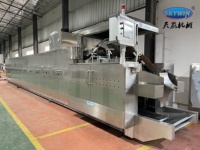 Machine à fabriquer des gaufrettes croustillantes fourrées à la crème, équipement de boulangerie pour la production de gaufrettes, vente chaude