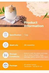 Consistent in quality quick brewing lavender flavor <b>powder</b> smooth and creamy <b>texture</b> for making milkshakes - Product Image 6