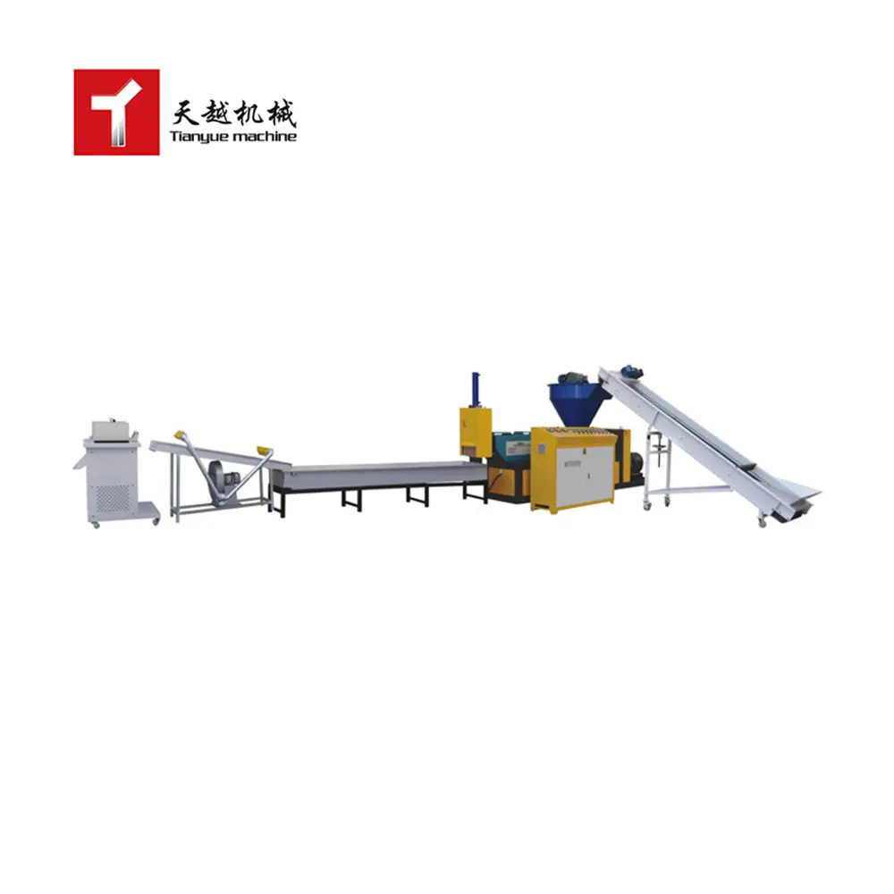 Tianyue Automatic Plastic Recycling Air Cooler Is High-speed Hdpe Plastic Waste Recycling Machine