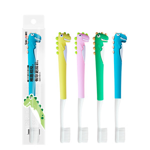 Sakura Children <b>Toothbrush</b> Soft Bristles Small <b>Head</b> Silicone Handle Ergonomic Design For Kids 2-12 Years - Product Image 4
