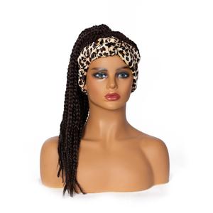 Parrucca Turbante <span class=keywords><strong>con</strong></span> Onde Naturali e Treccia a Tre Fili <span class=keywords><strong>con</strong></span> Stampa Leopardata, Estensione per <span class=keywords><strong>Capelli</strong></span> Dreadlocks Africani, <span class=keywords><strong>Capelli</strong></span> Intrecciati per Vendita Transfrontaliera - Product Image 6