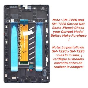 Schermo di Ricambio IPARTS per Samsung <span class=keywords><strong>Galaxy</strong></span> Tab <span class=keywords><strong>A7</strong></span> Lite SM-T220 SM-T225 SM-T227U, Display LCD Touch con Telaio Assemblato - Product Image 3