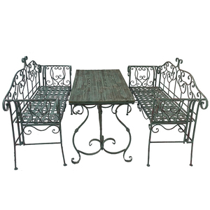 Ferro vecchio doppio <span class=keywords><strong>tavolo</strong></span> lungo balcone Villa <span class=keywords><strong>giardino</strong></span> <span class=keywords><strong>giardino</strong></span> <span class=keywords><strong>tavolo</strong></span> <span class=keywords><strong>e</strong></span> sedie pratico <span class=keywords><strong>tavolo</strong></span> lungo - Product Image 6