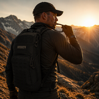 Sac d'hydratation tactique de qualité tournoi, construction en nylon anti-déchirure pour sports de plein air, rangement multi-poches, vente en gros